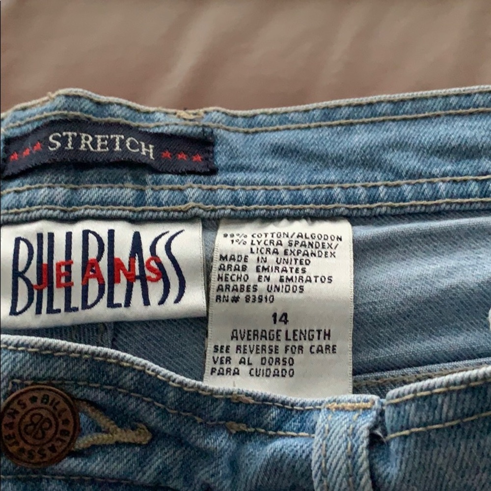 Bill Blass women jeans size 14 - pre owned - Picture 3 of 3